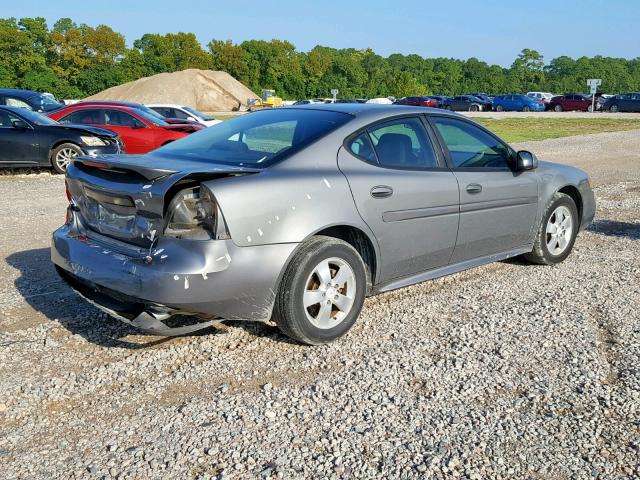 2G2WP552981161710 - 2008 PONTIAC GRAND PRIX GRAY photo 4