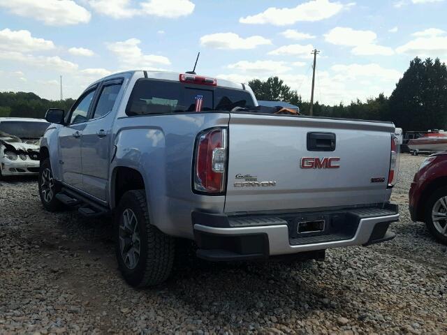 1GTG6CE34G1353783 - 2016 GMC CANYON SLE SILVER photo 3