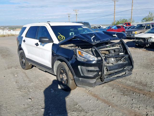 1FM5K8AT4GGB65196 - 2016 FORD EXPLORER P TWO TONE photo 1