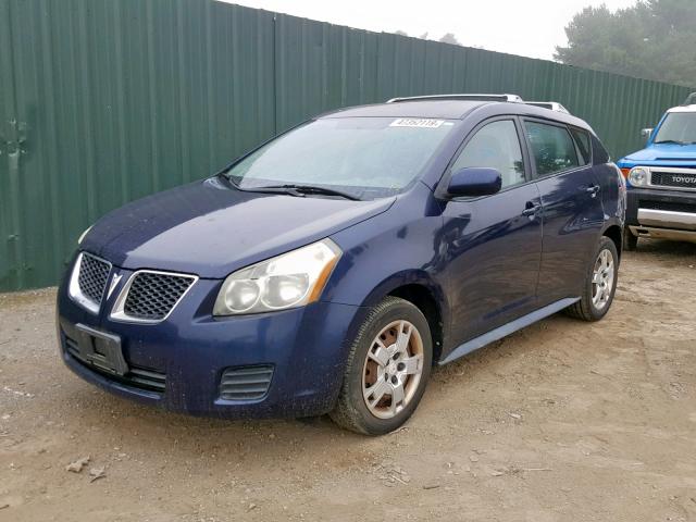 5Y2SM67069Z461878 - 2009 PONTIAC VIBE BLUE photo 2