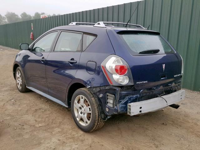 5Y2SM67069Z461878 - 2009 PONTIAC VIBE BLUE photo 3