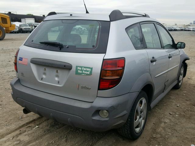 5Y2SL65866Z419833 - 2006 PONTIAC VIBE SILVER photo 4