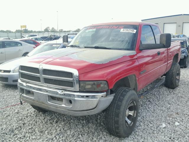 3B7KF23662M307692 - 2002 DODGE RAM 2500 RED photo 2