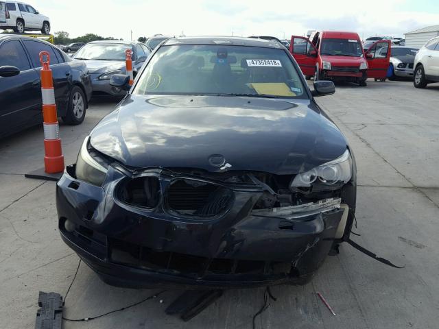 WBANA53564B174296 - 2004 BMW 525 I BLACK photo 9