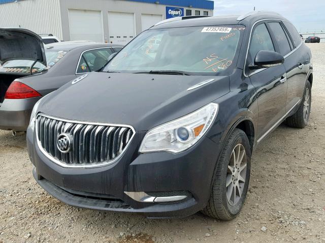 5GAKVCKD6DJ246080 - 2013 BUICK ENCLAVE BLACK photo 2