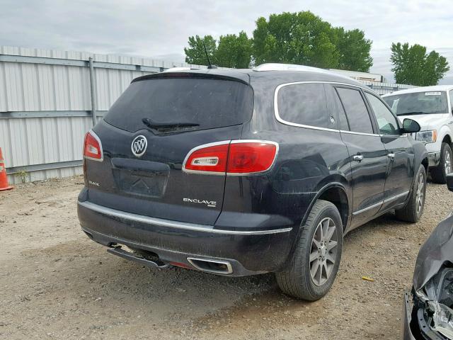 5GAKVCKD6DJ246080 - 2013 BUICK ENCLAVE BLACK photo 4