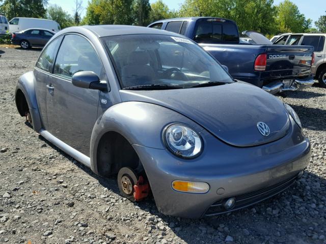 3VWCB21C02M451809 - 2002 VOLKSWAGEN NEW BEETLE GRAY photo 1