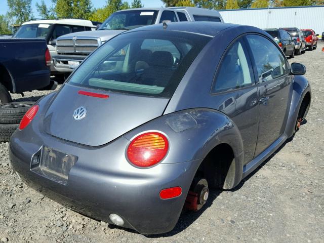 3VWCB21C02M451809 - 2002 VOLKSWAGEN NEW BEETLE GRAY photo 4