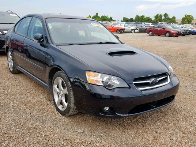 4S3BL676454217063 - 2005 SUBARU LEGACY GT BLACK photo 1