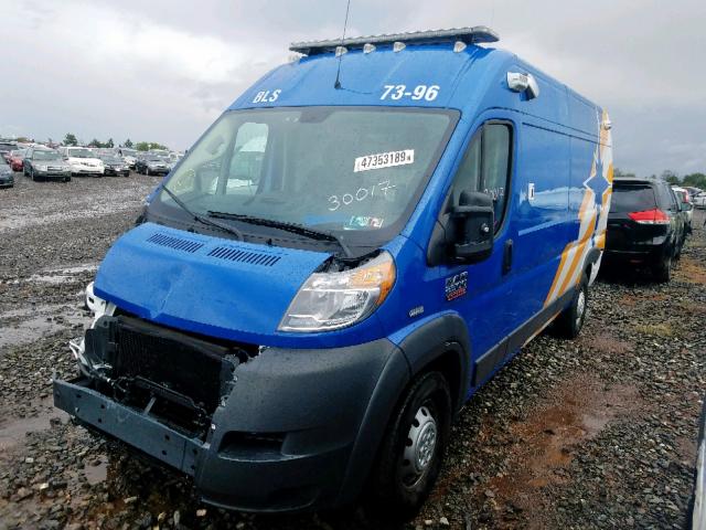 3C6TRVDG6JE151898 - 2018 RAM PROMASTER 蓝色 照片 2