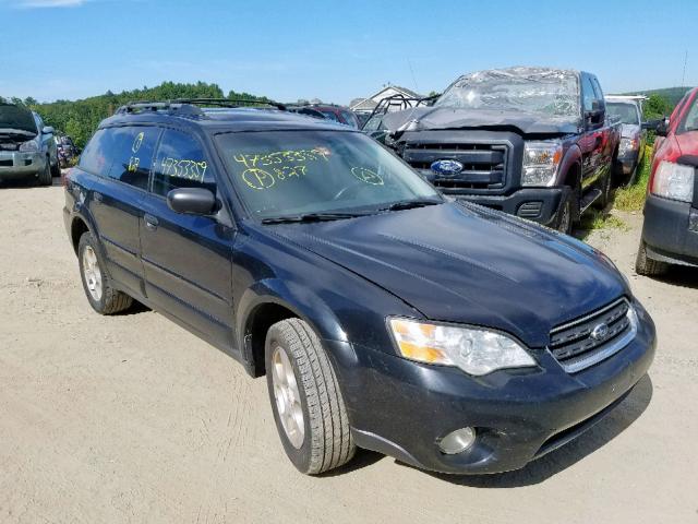 4S4BP61C676311581 - 2007 SUBARU LEGACY OUT BLACK photo 1