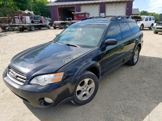 4S4BP61C676311581 - 2007 SUBARU LEGACY OUT BLACK photo 2