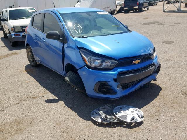 KL8CB6SAXHC702331 - 2017 CHEVROLET SPARK LS BLUE photo 1