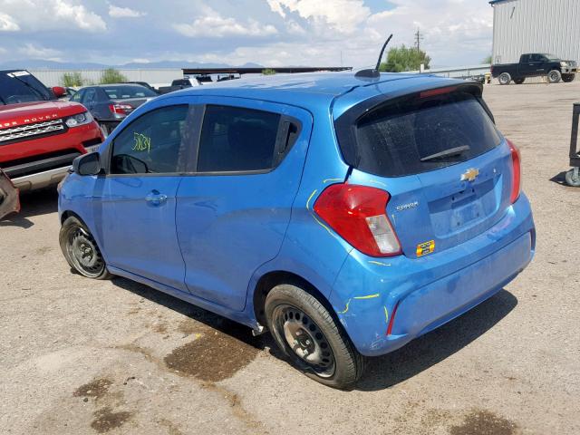 KL8CB6SAXHC702331 - 2017 CHEVROLET SPARK LS BLUE photo 3