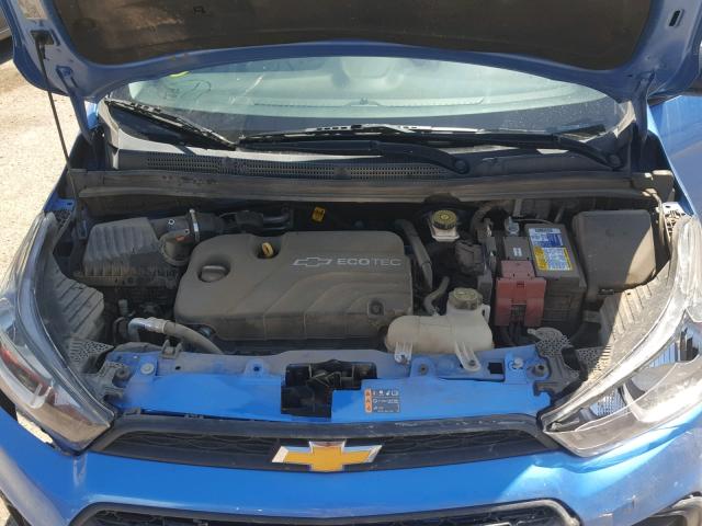 KL8CB6SAXHC702331 - 2017 CHEVROLET SPARK LS BLUE photo 7