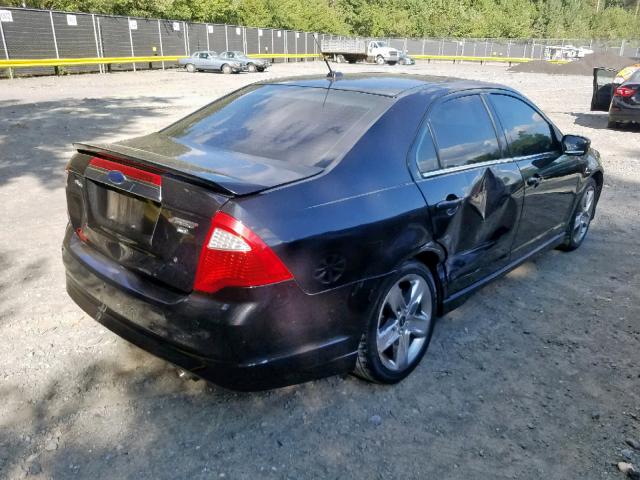 3FAHP0DC2AR279428 - 2010 FORD FUSION SPO BLACK photo 4