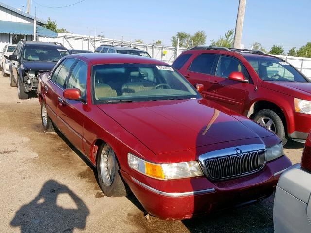 2MEFM75W9YX658545 - 2000 MERCURY GRAND MARQ MAROON photo 1