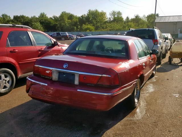 2MEFM75W9YX658545 - 2000 MERCURY GRAND MARQ MAROON photo 4