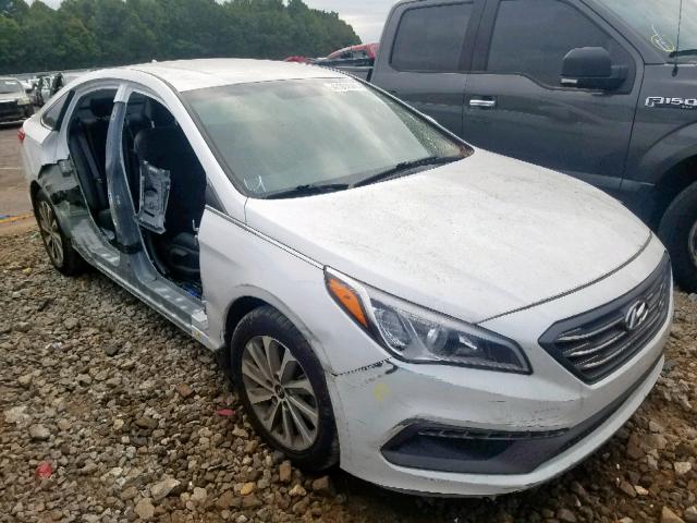 5NPE34AF8FH112063 - 2015 HYUNDAI SONATA SPO WHITE photo 1