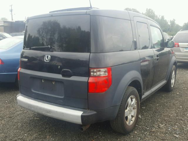 5J6YH28685L005804 - 2005 HONDA ELEMENT EX BLACK photo 4