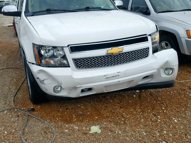 1GNSKCE04ER105244 - 2014 CHEVROLET TAHOE K150 WHITE photo 9