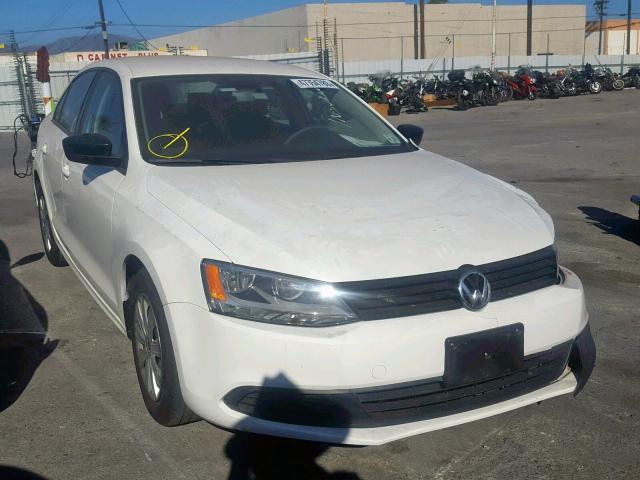 3VW2K7AJXDM310885 - 2013 VOLKSWAGEN JETTA BASE 白色 照片 1