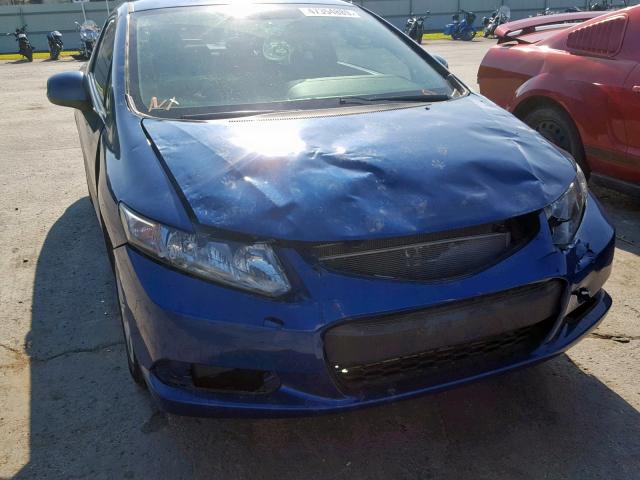 2HGFG3B55DH506202 - 2013 HONDA CIVIC LX BLUE photo 9