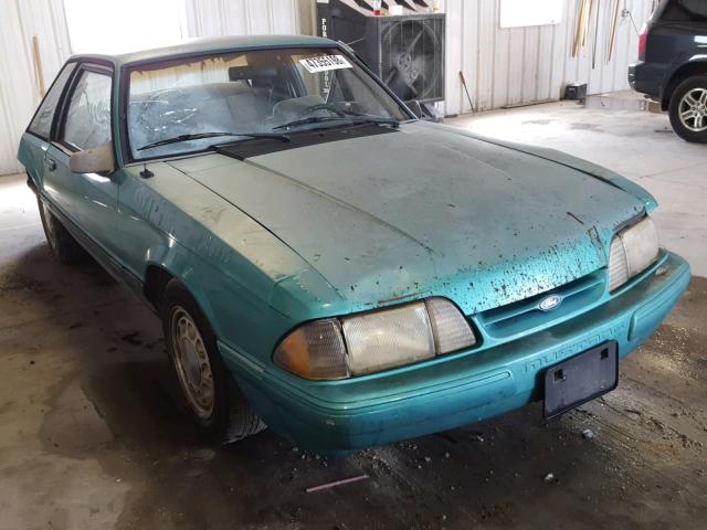 1FACP40M7NF137899 - 1992 FORD MUSTANG LX GREEN photo 1