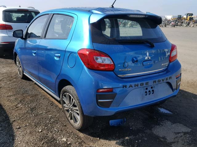 ML32A5HJXHH014570 - 2017 MITSUBISHI MIRAGE GT BLUE photo 3