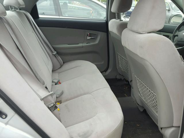 KNAFE121585552547 - 2008 KIA SPECTRA EX SILVER photo 6