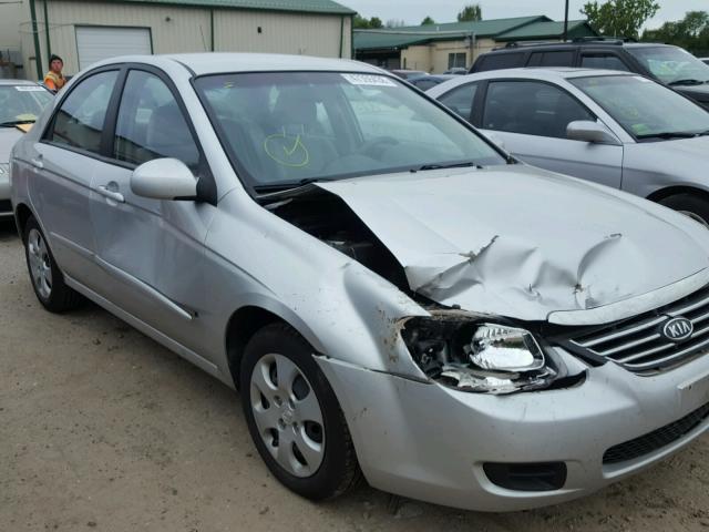 KNAFE121585552547 - 2008 KIA SPECTRA EX SILVER photo 9