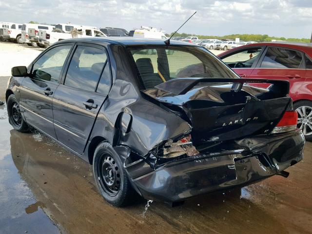 JA3AJ26E23U118126 - 2003 MITSUBISHI LANCER ES GRAY photo 3