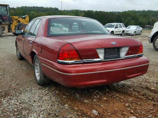 2FAFP74W21X131467 - 2001 FORD CROWN VICT BURGUNDY photo 3