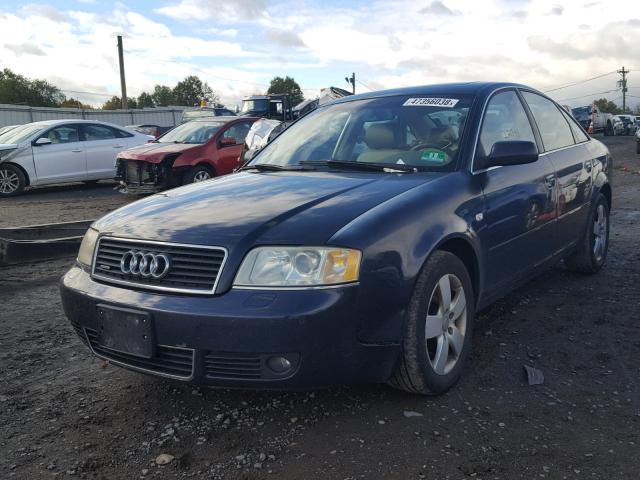 WAULT64B24N037057 - 2004 AUDI A6 3.0 QUA BLUE photo 2