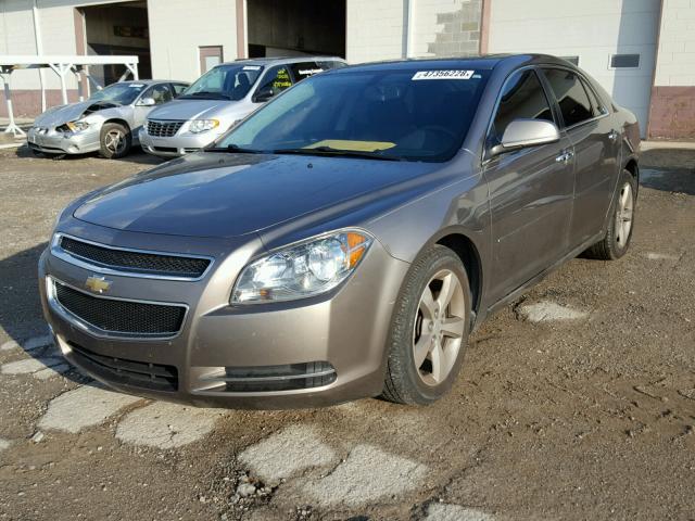1G1ZC5E07CF206818 - 2012 CHEVROLET MALIBU 1LT GRAY photo 2