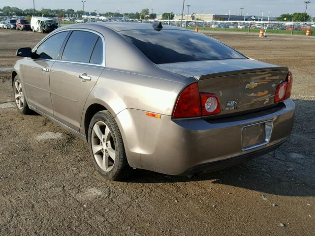 1G1ZC5E07CF206818 - 2012 CHEVROLET MALIBU 1LT GRAY photo 3
