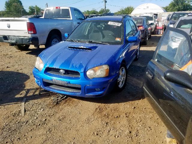 JF1GG29604H815177 - 2004 SUBARU IMPREZA WR BLUE photo 2