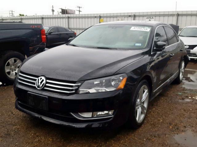 1VWBS7A32FC033056 - 2015 VOLKSWAGEN PASSAT SE BLACK photo 2