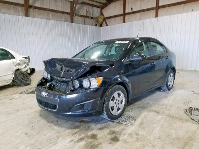 1G1JA5SH9D4171645 - 2013 CHEVROLET SONIC LS 黑色 照片 2