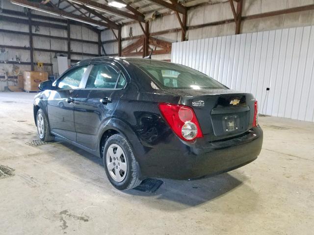 1G1JA5SH9D4171645 - 2013 CHEVROLET SONIC LS 黑色 照片 3