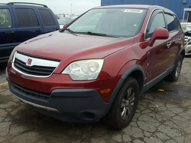 3GSDL43N88S693044 - 2008 SATURN VUE XE BURGUNDY photo 2