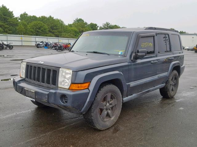 1J8HG48K57C685948 - 2007 JEEP COMMANDER 蓝色 照片 2