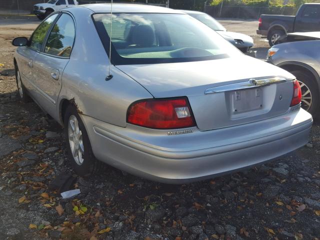 1MEFM50U31G617155 - 2001 MERCURY SABLE GS SILVER photo 3