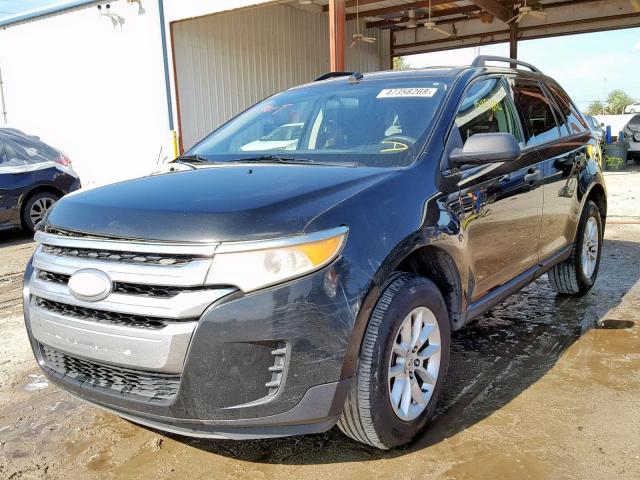 2FMDK3GCXDBB50615 - 2013 FORD EDGE SE BLACK photo 2