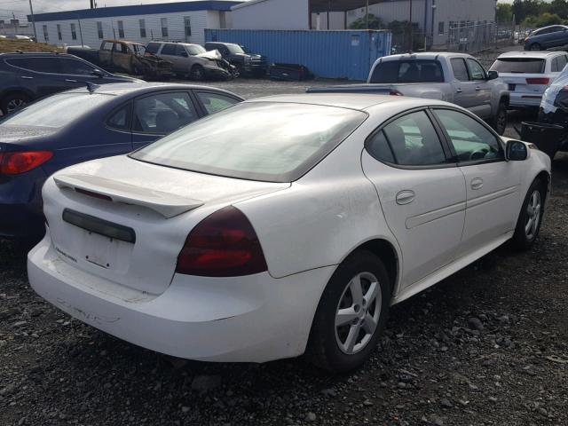 2G2WP522751192048 - 2005 PONTIAC GRAND PRIX WHITE photo 4