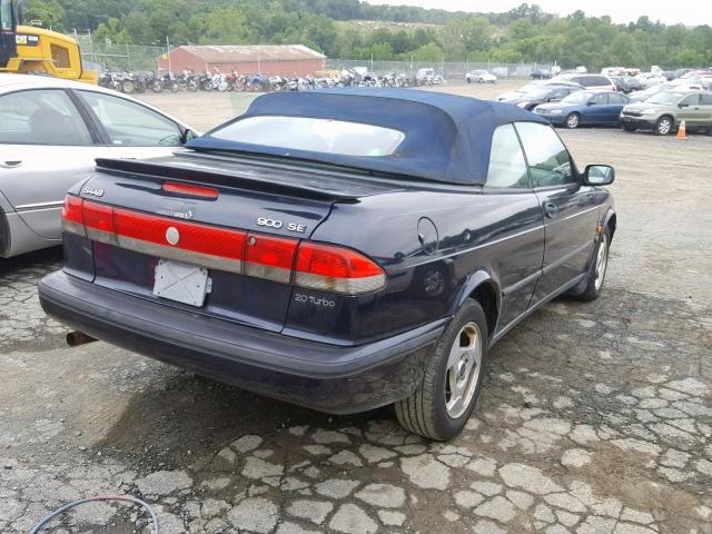 YS3DF75N0W7003180 - 1998 SAAB 900 SE TUR BLUE photo 4