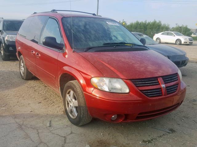 2D4GP44L85R462408 - 2005 DODGE GRAND CARA RED photo 1