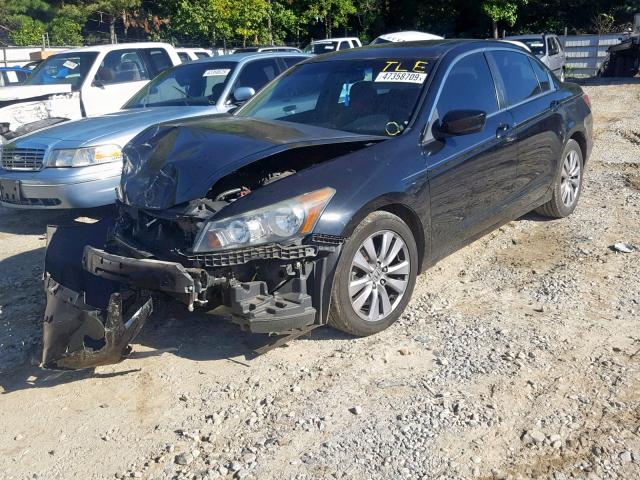 1HGCP2F80BA080478 - 2011 HONDA ACCORD EXL BLACK photo 2