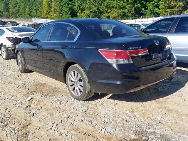 1HGCP2F80BA080478 - 2011 HONDA ACCORD EXL BLACK photo 3