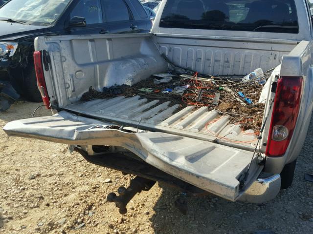 1GCCS138668188094 - 2006 CHEVROLET COLORADO SILVER photo 9